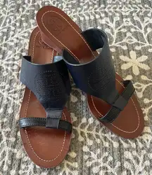 Heeled Leather Sandals