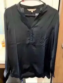 Lauren James Ashton popover scallop blouse