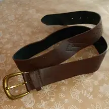 Beautiful S Mocha Perforated Casual Fashion Belt