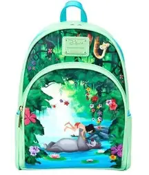 NWT Loungefly Jungle Book Bare Necessities Mini Backpack New