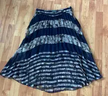 ASTR Nordstrom floral midi‎ pleated skirt