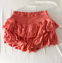 Tiered Mini Skirt