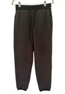 NWT Allbirds Fluff Fleece Pants Black Sherpa Merino Wool Blend Women’s Small
