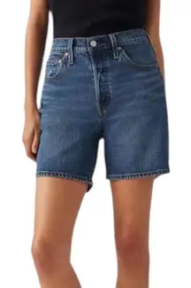 Y2K Levi’s Women’s Size 14‎ Jean Shorts 550 Relaxed Fit Long Baggy Denim Trendy