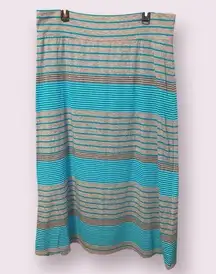 Ava & Viv Maxi Striped Skirt - size 1XL