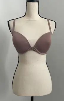 Wacoal‎ Lightly Lined Tan T-Shirt Bra 32DD 32E Underwire Elevated Basic Normcore