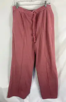 VS Pink Wide Leg Sweatpant Size XL
