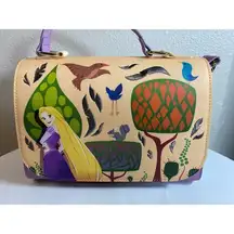 Hey  Fans!!  Disney Loungefly Princess Xtangled Folk Art Bag