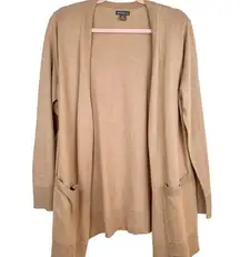 Eddie Bauer  Cardigan Sweater Beige