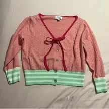 COPY - Unique Vintage Watermelon Colored Cardigan