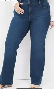 Lane Bryant Jeans: Tighter Tummy Fit Highrise Bootcut Jean with Flex Magic Waist