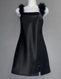 Princess Polly Sexy Little Black Mini Sexy Slip Valentines Dress Womens XS 2