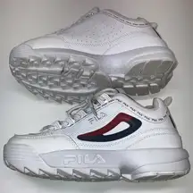 Fila Women’s Size 61/2 White Sneakers Preowned