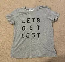 Spiritual Gangster Gray 'Let's Get Lost' Tee