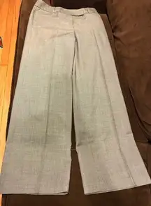 Loft Boot Wide Leg Black And White Dress Pants SZ 4