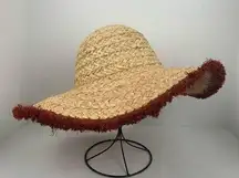 Who‎ What Wear Straw Wide Brim Sun Hat 
Brand New