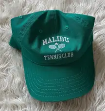 Mighty Fine Green Malibu Tennis Club Cap