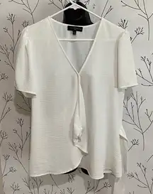 Fred David White Blouse