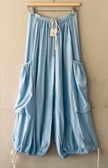 Free People Misty Bay Boho Chic Billowy Pants Size XS