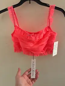 NWT For Love & Lemons Lace Bra Tank Top