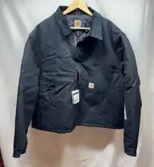 Carhartt Women's Insulated Canvas Work Jacket Black 2XL New