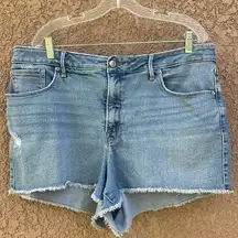 Good American Jean Short Pants Size 16‎ Blue Denim