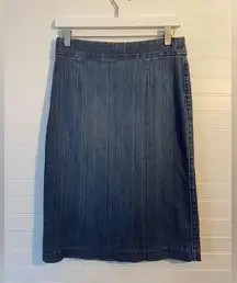 Vintage Y2K Banana Republic Denim Pencil Skirt