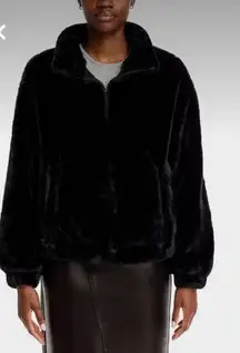 FAUX Short Mink Jacket