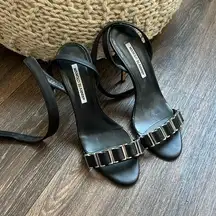 Manolo Blahink Chain Heels