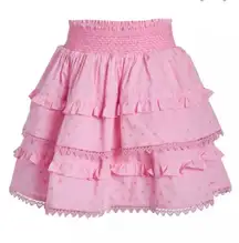 LoveShackFancy Heart Mini Skirt READ