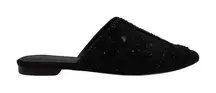 💖 AD & Daughters Collyn Black Beaded Slip On Mule