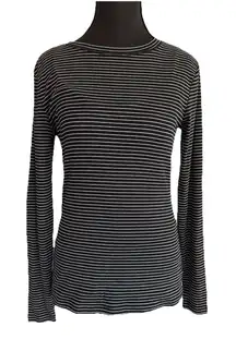 Universal Threads Womans Long Sleeve Striped Boat Neck Top Shirt Sz XS