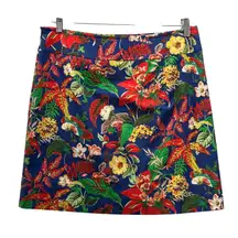 Talbots Floral Mini Skirt 10