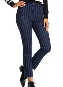 Marc Jacobs Striped Stovepipe Jeans