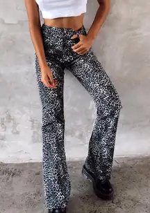 motel zoven leopard pants