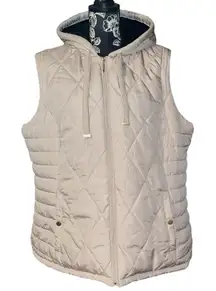 Weatherproof Diamond Quilted Hooded Vest