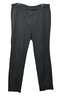 Talbots Women High Waist Slim Pants 12 Micro Check Office Minimalist Tailored