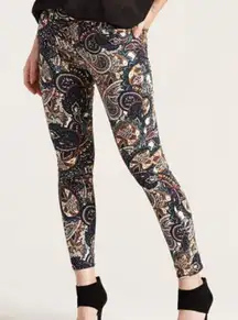 7 For All Mankind Ankle Skinny Paisley Jeans (24)