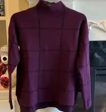 Comfy Classy Pullover Business Casual Sweater Plaid