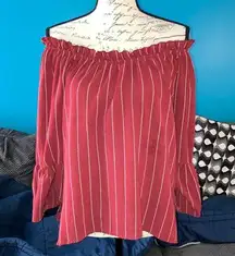 🎉4 for $20 Forever Grace Off-Shoulder Women's Top, Medium 🧜‍♀️