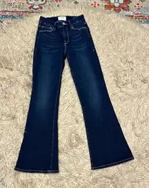 Frame le crop mini boot jeans size 24