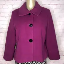 Laura Ashley button up pea coat