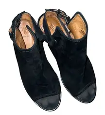 Frye Black Suede Shoes Size 6.5 M