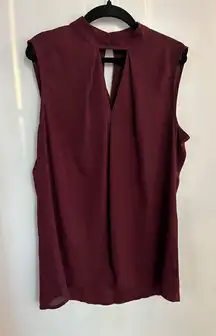 Apt. 9 Maroon Tank Top Woman’s Size Medium