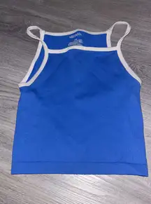 Blue Target Cropped Tank Wild Fable Top