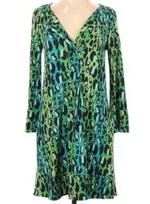 Diane Von Furstenberg Gaby leopard dress