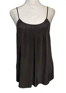 Rory Beca dark gray silk tank top size XS