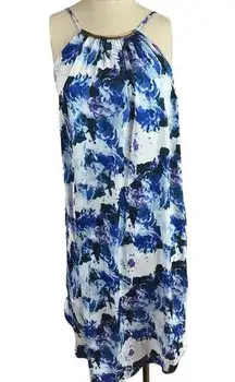 NWT Dainty Hooligan blue purple abstract floral print dress WOMEN’S SIZE SMALL