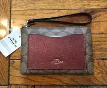 Leather Wristlet Wallet