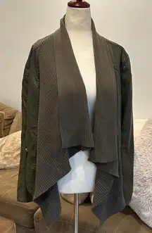 Blank NYC Olive Draped Women's Sweater